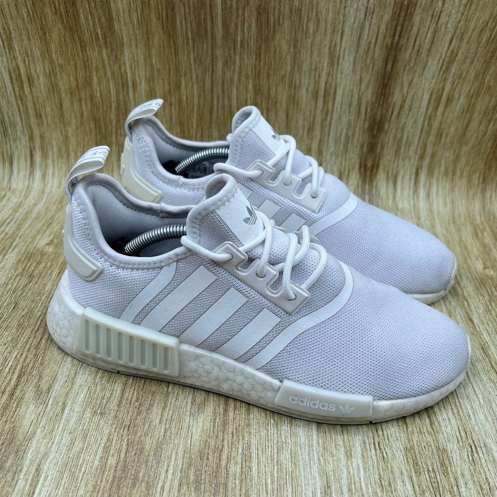 adidas NMD R1 Women's Size 7.5 White Shoes Boost‎ Sneakers Athletic GX8313